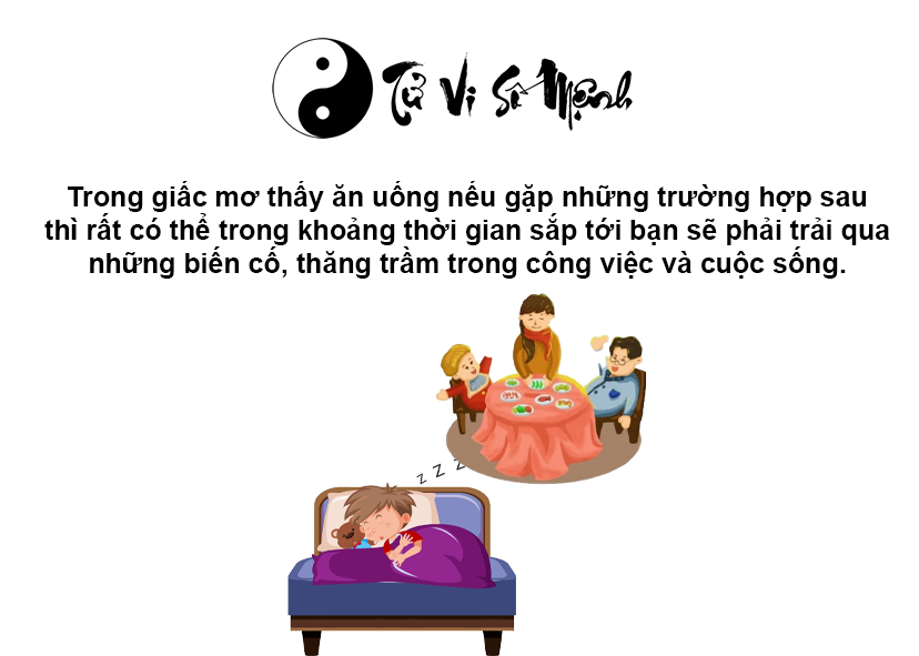 Giải mã giấc mơ thấy ăn uống và con số may mắn