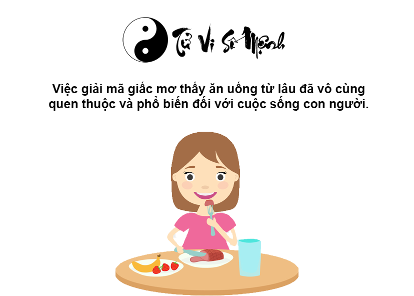 Giải mã giấc mơ thấy ăn uống và con số may mắn