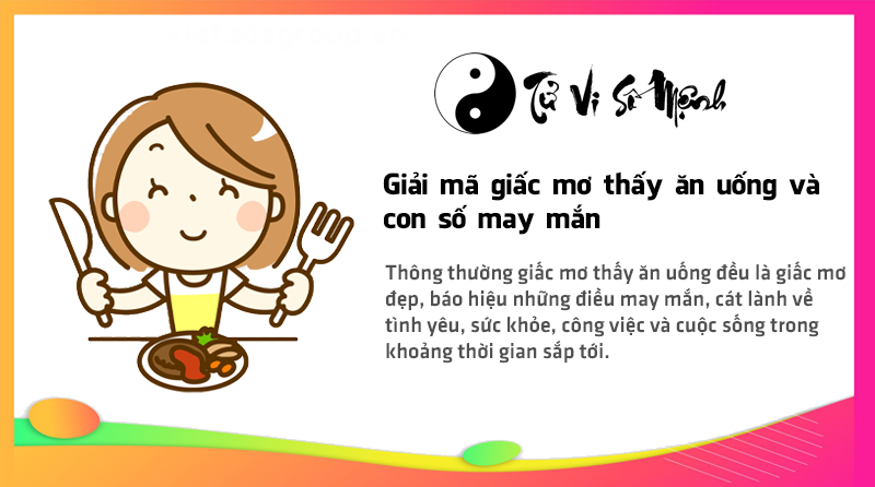 Giải mã giấc mơ thấy ăn uống và con số may mắn