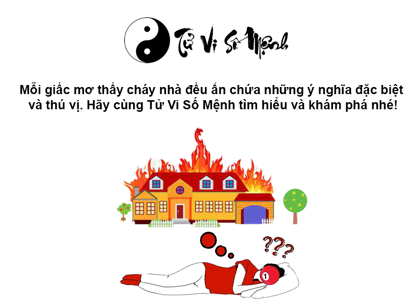 Nằm mơ cháy nhà là điềm báo gì và ứng với con số nào