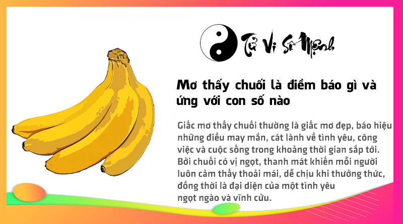 Mơ thấy chuối là điềm báo gì và ứng với con số nào