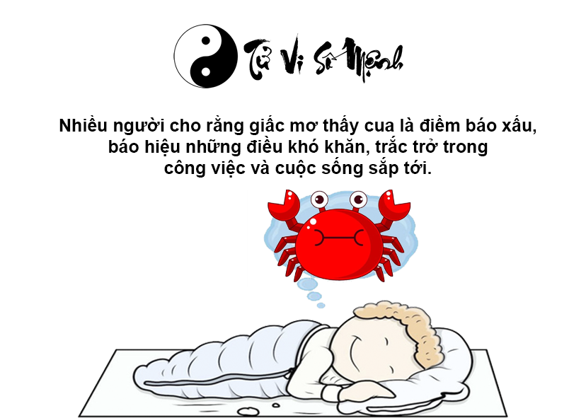 Nằm mơ thấy cua báo hiệu điềm gì và con số may mắn