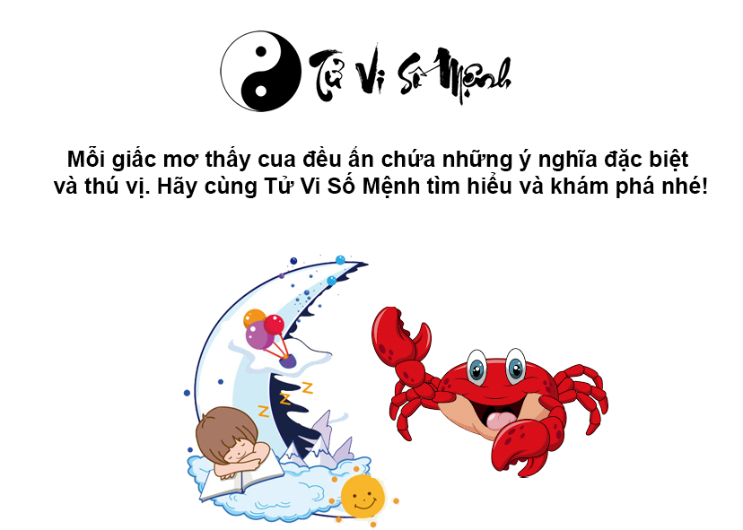 Nằm mơ thấy cua báo hiệu điềm gì và con số may mắn