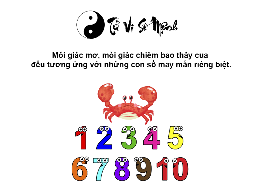 Nằm mơ thấy cua báo hiệu điềm gì và con số may mắn