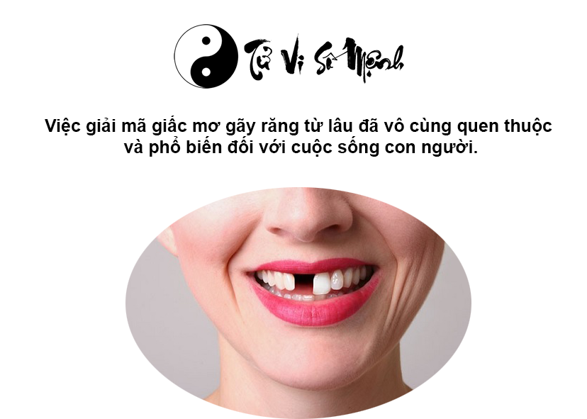 Giải mã giấc mơ gãy răng và con số may mắn