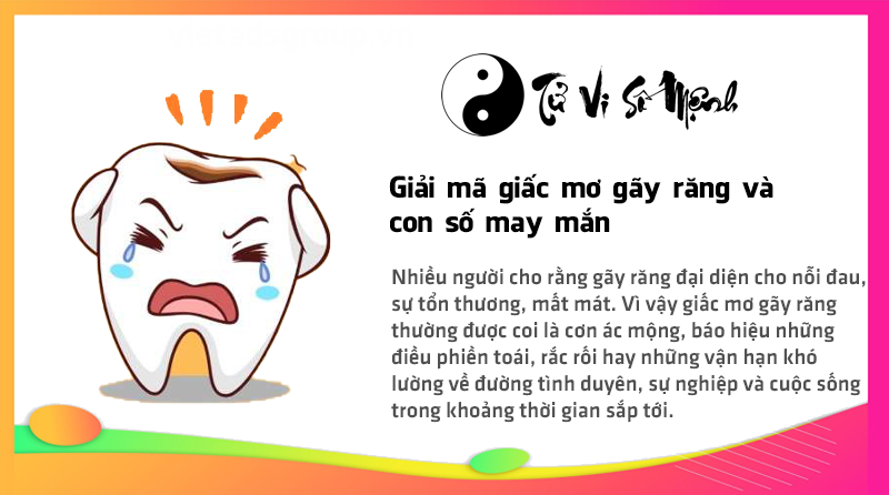 Giải mã giấc mơ gãy răng và con số may mắn