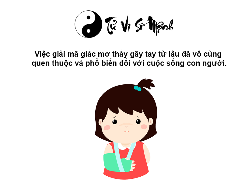 Giải mã giấc mơ bị gãy tay và con số may mắn