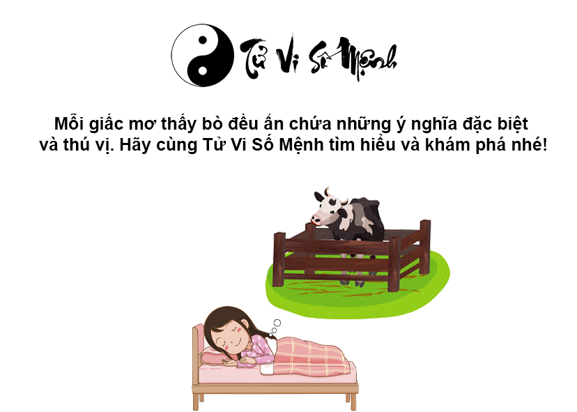 Nằm mơ thấy bò là điềm báo gì và ứng với con số nào