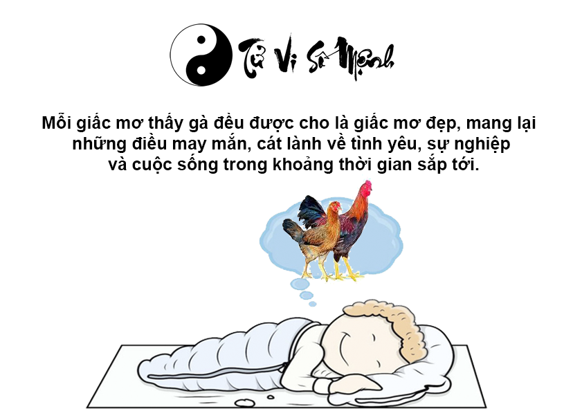 Nằm mơ thấy gà là điềm báo gì và ứng với con số nào