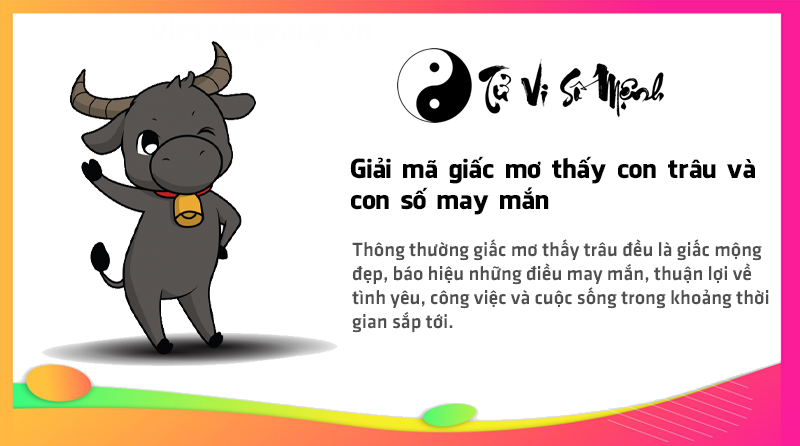 Giải mã giấc mơ thấy con trâu và con số may mắn