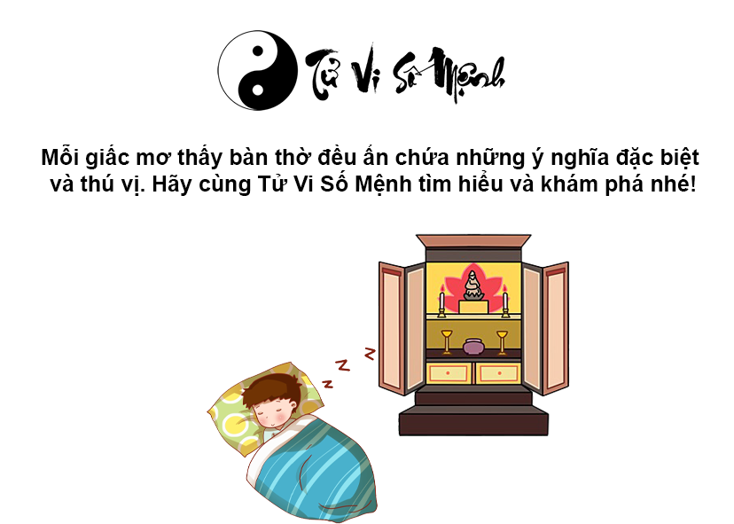 Giải mã giấc mơ thấy bàn thờ và con số may mắn tương ứng