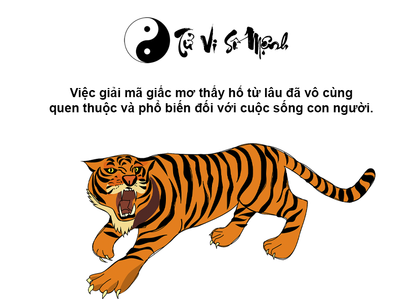 Giải mã giấc mơ thấy hổ và con số may mắn tương ứng