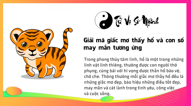 Giải mã giấc mơ thấy hổ và con số may mắn tương ứng