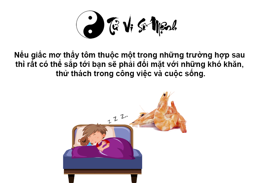 Nằm mơ thấy tôm là điềm gì và con số may mắn tương ứng