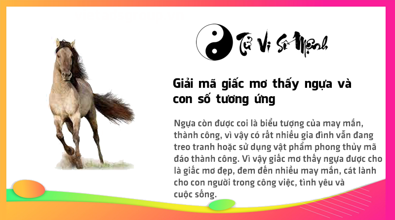 Giải mã giấc mơ thấy ngựa và con số tương ứng