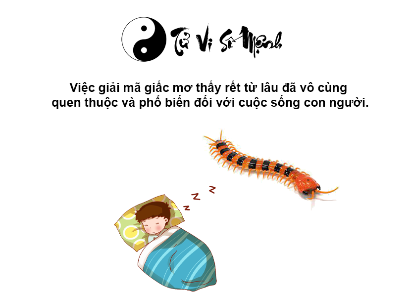 Nằm mơ thấy rết là điềm gì và con số may mắn tương ứng