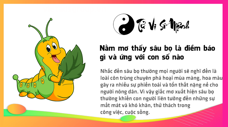 Nằm mơ thấy sâu bọ là điềm báo gì và ứng với con số nào