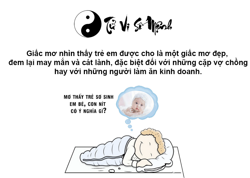 Những điềm báo khi mơ thấy em bé và con số tương ứng