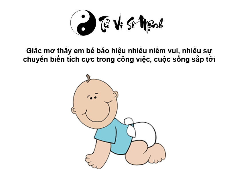 Những điềm báo khi mơ thấy em bé và con số tương ứng