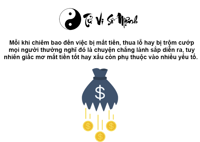 Mơ bị mất tiền là điềm gì và ứng với con số nào