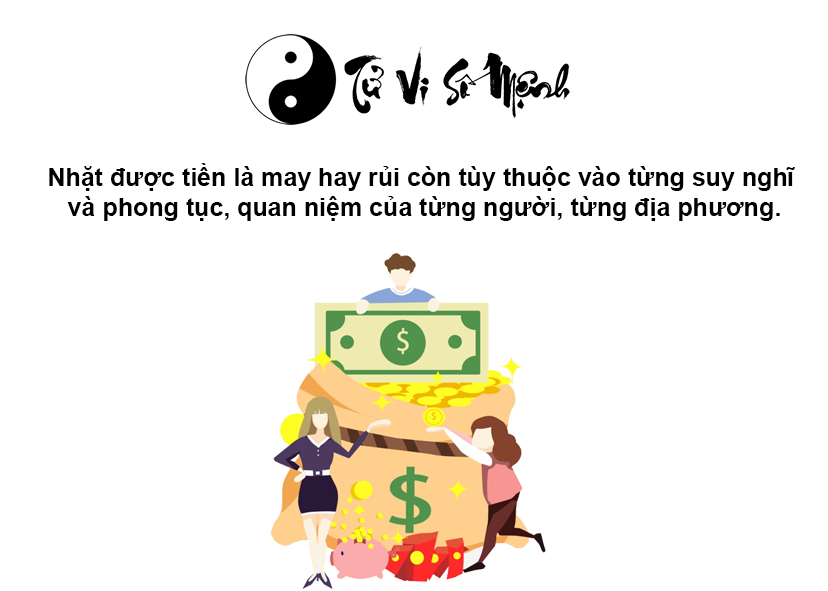 Nhặt được tiền là xui hay rủi và con số may mắn