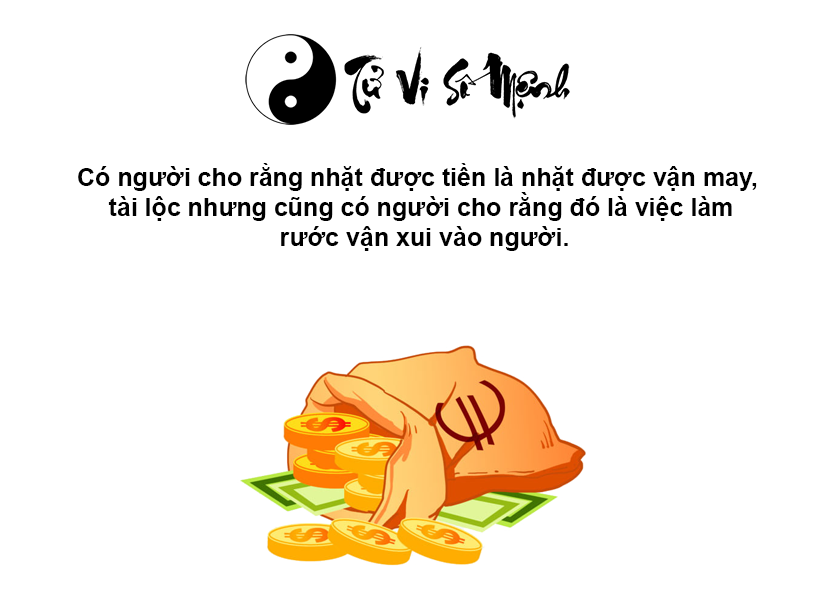 Nhặt được tiền là xui hay rủi và con số may mắn