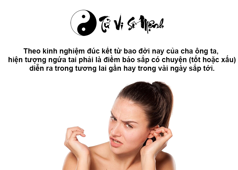 Ngứa tai phải ở nam và nữ là điềm gì và ứng với con số nào