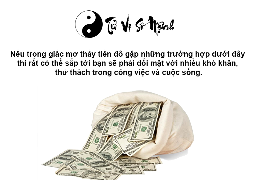 Nằm mơ thấy tiền đô là điềm báo gì và ứng với con số nào