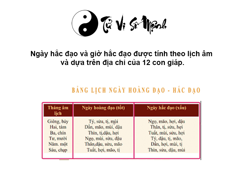 Ngày hắc đạo là gì và cách tính ngày hắc đạo