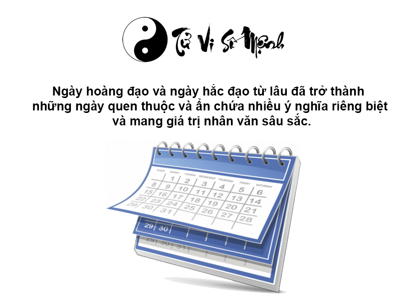 Cách tính ngày hoàng đạo và ngày hắc đạo