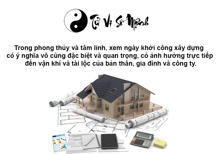 Xem ngày tốt khởi công xây dựng