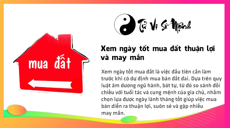 Xem ngày tốt mua đất thuận lợi và may mắn