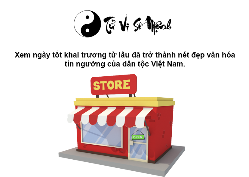 Xem ngày tốt khai trương buôn bán và mở hàng