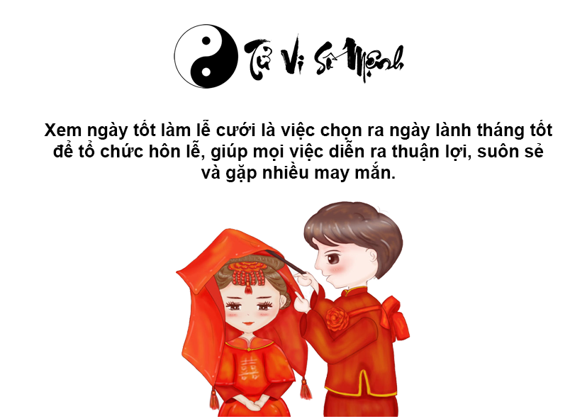 Xem ngày tốt làm lễ cưới nhanh chóng và chính xác