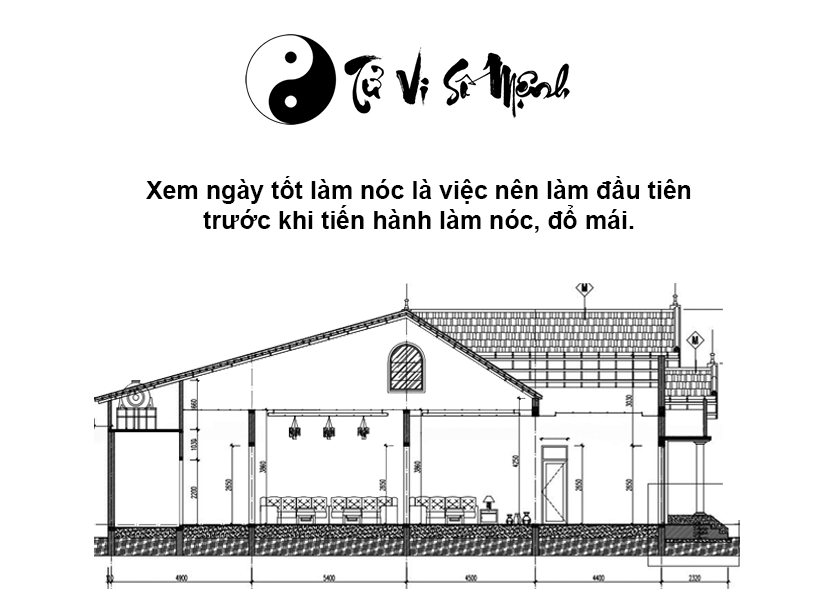 Xem ngày tốt làm nóc nhanh chóng và chính xác