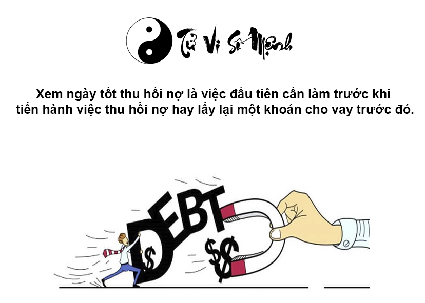 Xem ngày tốt thu hồi nợ được thuận lợi