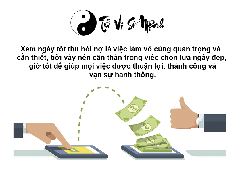Xem ngày tốt thu hồi nợ được thuận lợi