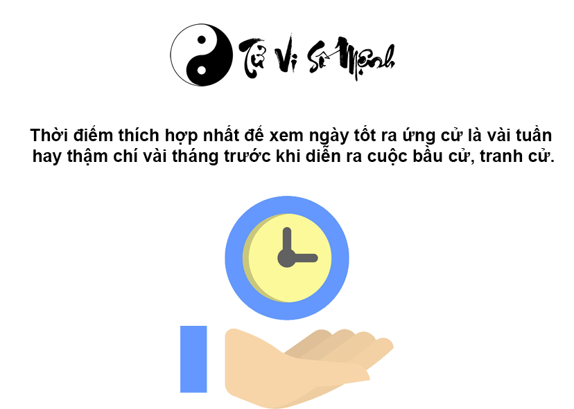 Xem ngày tốt ra ứng cử gặp nhiều may mắn và thành công