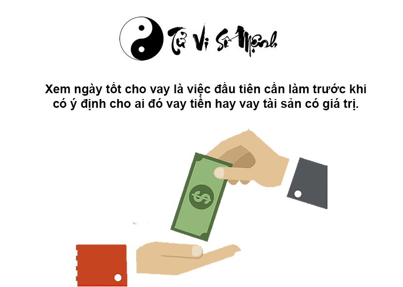 Xem ngày tốt cho vay tiền may mắn và thuận lợi