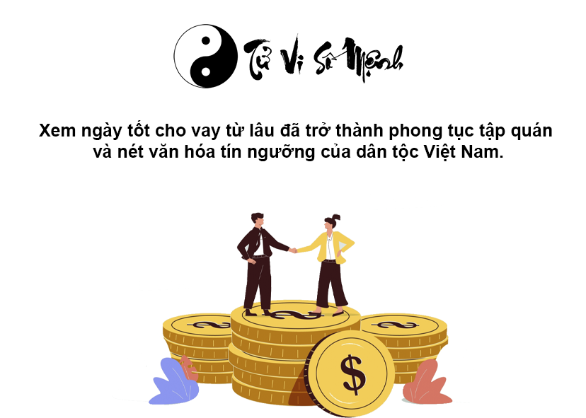 Xem ngày tốt cho vay tiền may mắn và thuận lợi