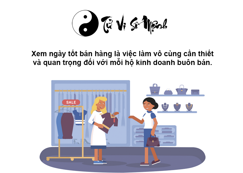 Xem ngày tốt bán hàng nhanh chóng và chính xác