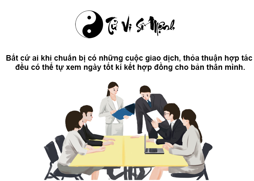 Xem ngày tốt kí kết hợp đồng may mắn và thành công
