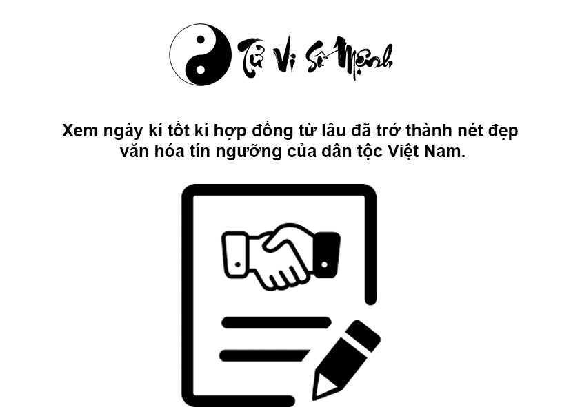 Xem ngày tốt kí kết hợp đồng may mắn và thành công