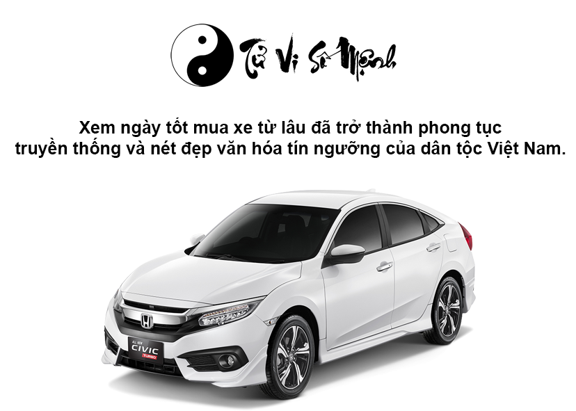 Xem ngày tốt mua xe hợp tuổi