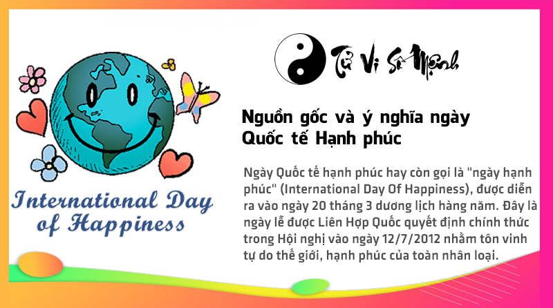 Nguồn gốc và ý nghĩa ngày Quốc tế Hạnh phúc
