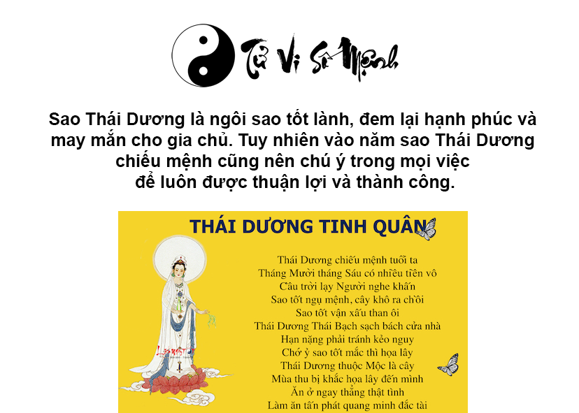 Sao Thái Dương là gì và những điều cần biết về sao Thái Dương