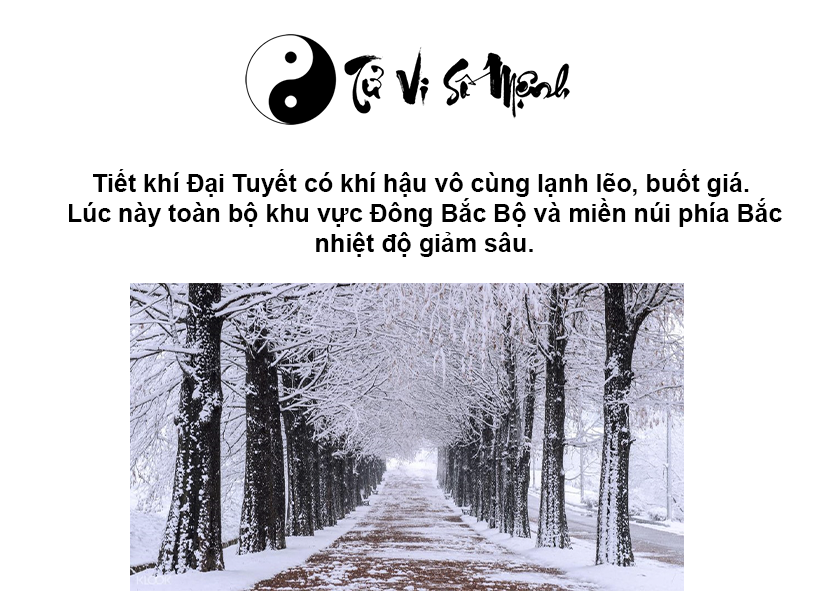 Đặc điểm và ý nghĩa tiết khí Đại Tuyết