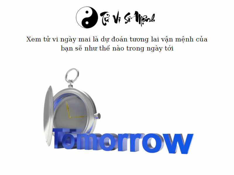 tử vi ngày mai