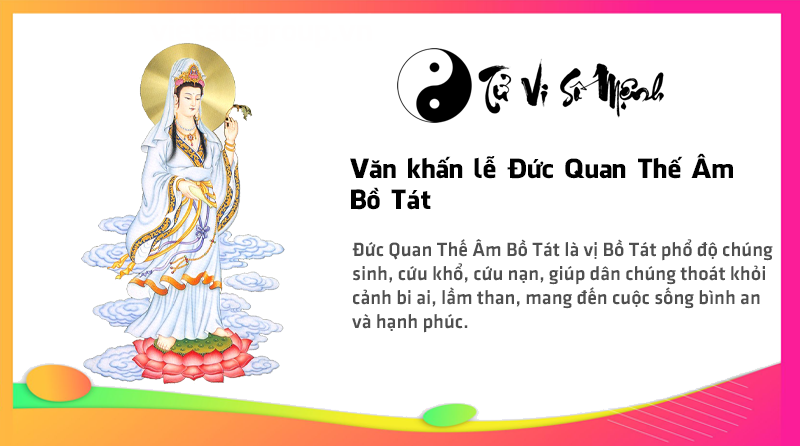 Văn khấn lễ Đức Quan Thế Âm Bồ Tát 