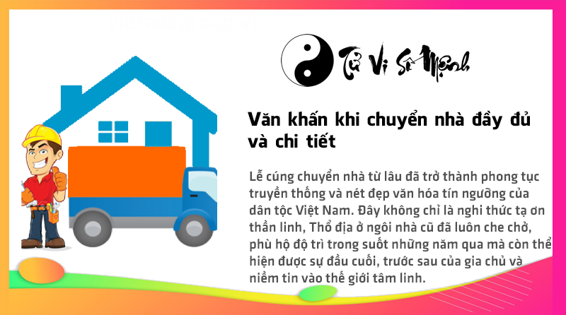 Văn khấn khi chuyển nhà đầy đủ và chi tiết